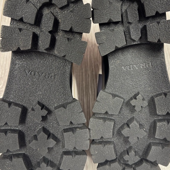 PRADA Monolith brushed leather Chelsea boots - Picture 9 of 13